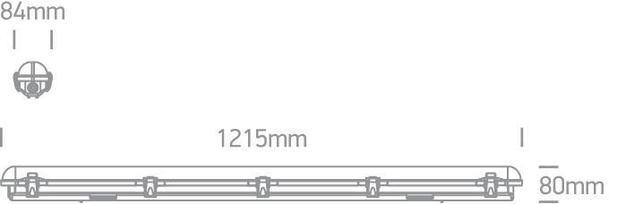 IP65 LED 30W CW 230V PC/PC