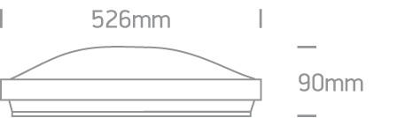 GREY LED 31W WW VIOLET RING 230v