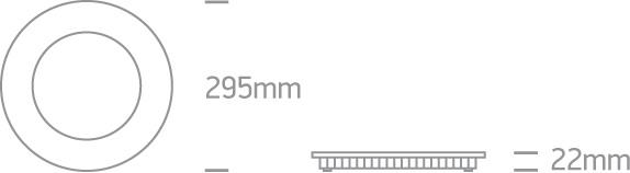 WHITE LED 30W WW IP40 230V