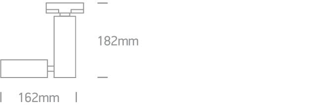 GREY R111 GU10 50W TRACK SPOT