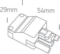 3pin MALE CONNECTOR 30cm CABLE