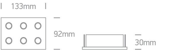 ALUMINIUM LED WW 6w 35d 350mA