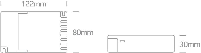 DALI / PUSH TO DIMM / 1-10V DRIVER 50W 230V