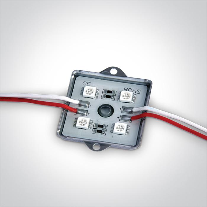 LED IP65 10pcs MODULE 12vDC YELLOW 1,44w each