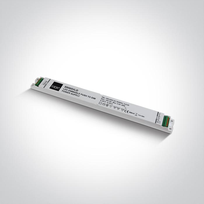 PUSH TO DIMM DIMMABLE DRIVER 24v 60w 230V