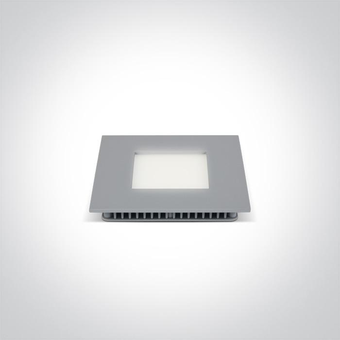 GREY LED 8w DL IP40 100-240v