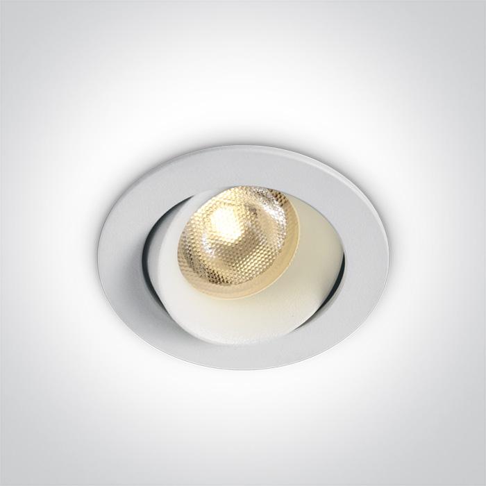 WHITE LED 3W WW 36deg IP44 350mA ADJUSTABLE
