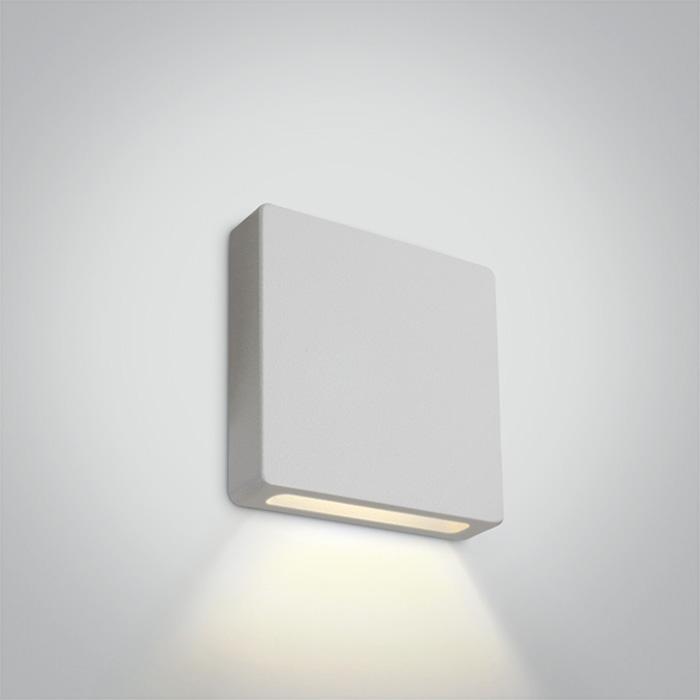 WHITE IP65 WALL RECESSED COB LED 2w WW 700mA DARK LIGHT
