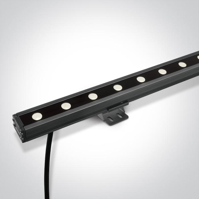 GREY LED 24x1w CW 20x60deg LENS IP66 24v DIMMABLE