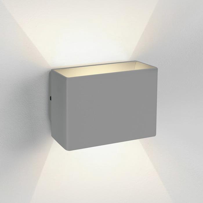 GREY WALL LED 5w WW IP54 230v
