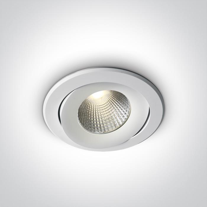 WHITE COB LED 20w WW 38d + DRIVER 230v