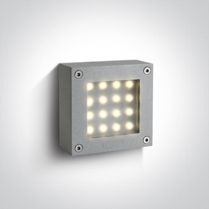 GREY LED WARM WHITE IP54