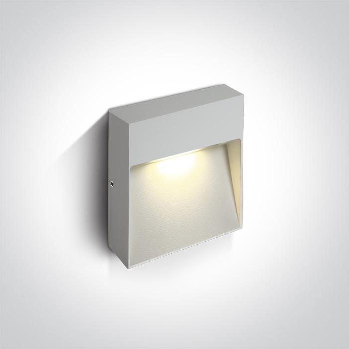 WHITE LED WALL LIGHT 9W WW IP54 230V