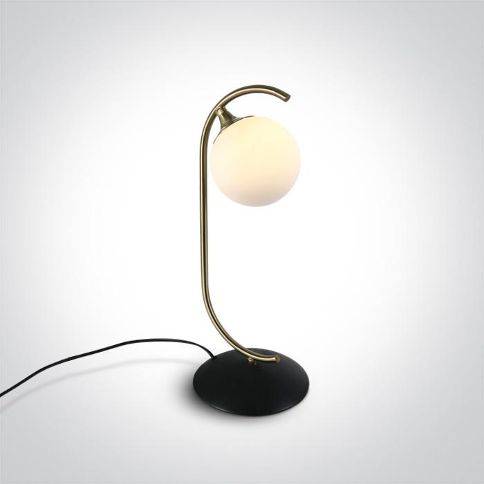 BRUSHED BRASS TABLE LAMP 9w G9 100-240v