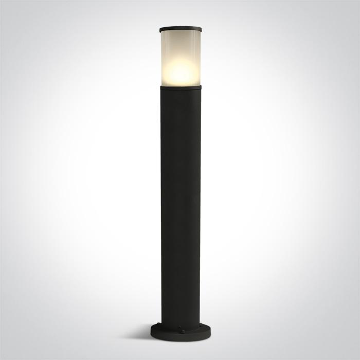 BLACK POLE 75cm E27 20w