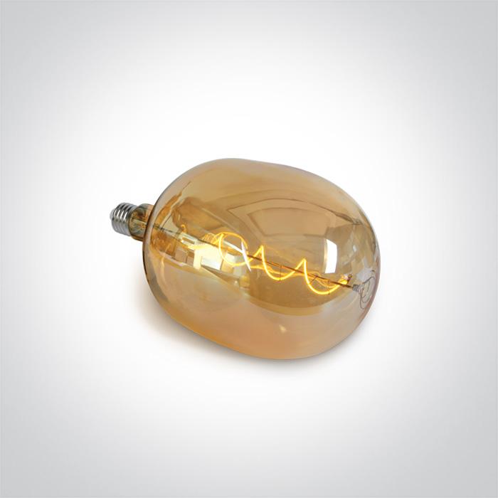 DECORATIVE LED LAMP E27 4w AMBER 230v