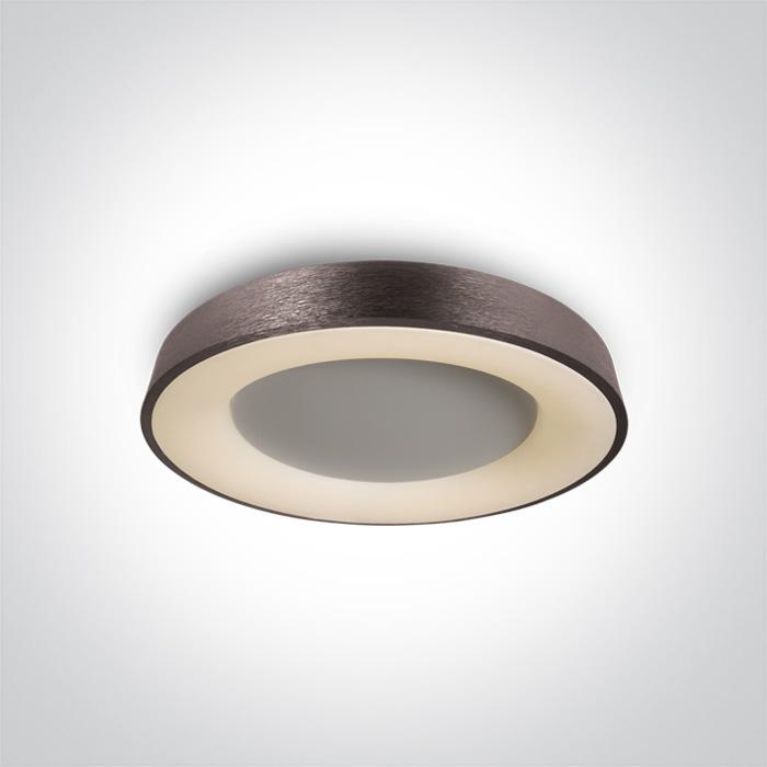 BRUSHED BROWN LED PLAFO 50W WW IP20 230V