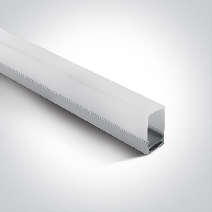 SURFACE PROFILE 2m FOR 16mm STRIPS + PC OPAL DIFF