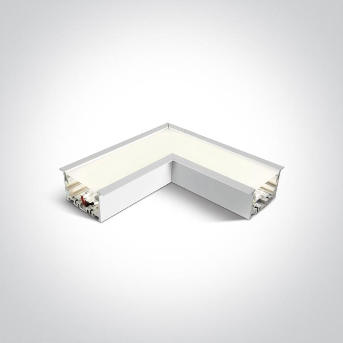 WHITE CORNER FOR 38152R LED 8W CW 120d LINEAR 230V