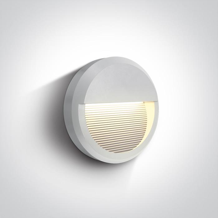 WHITE LED WALL LIGHT 8W WW DARK LIGHT IP65 230V