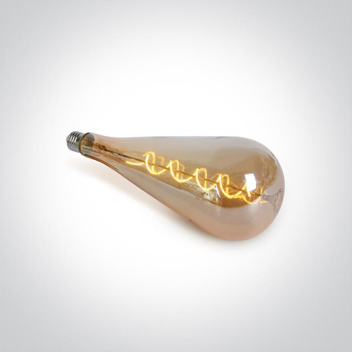 DECORATIVE LED LAMP E27 4w AMBER 230v