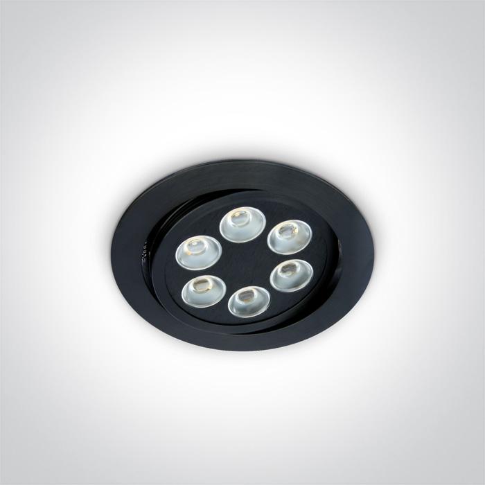BLACK LED DL 6w 35d 350mA
