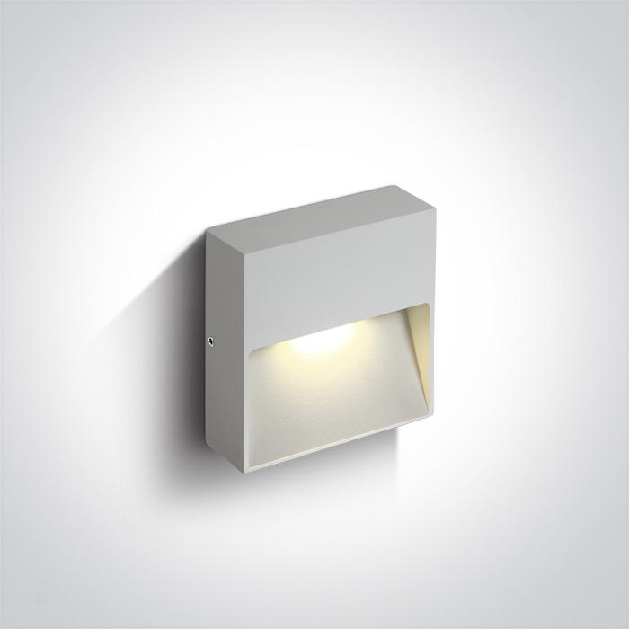 WHITE LED WALL LIGHT 4W WW IP54 100-240V