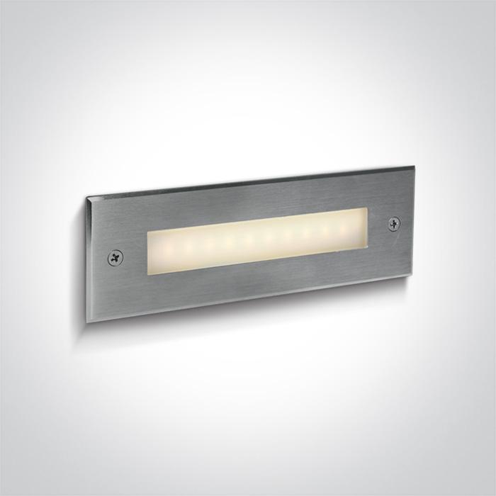 SS316 WALL REC IP65 LED 3,7w WW 120deg 230V