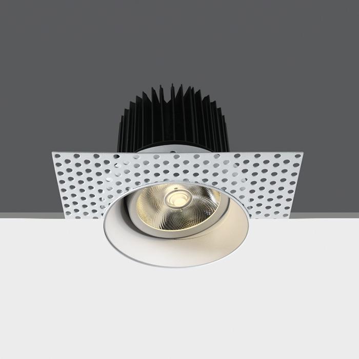 WHITE COB LED 30W WW 700mA 38deg TRIMLESS ADJUSTABLE