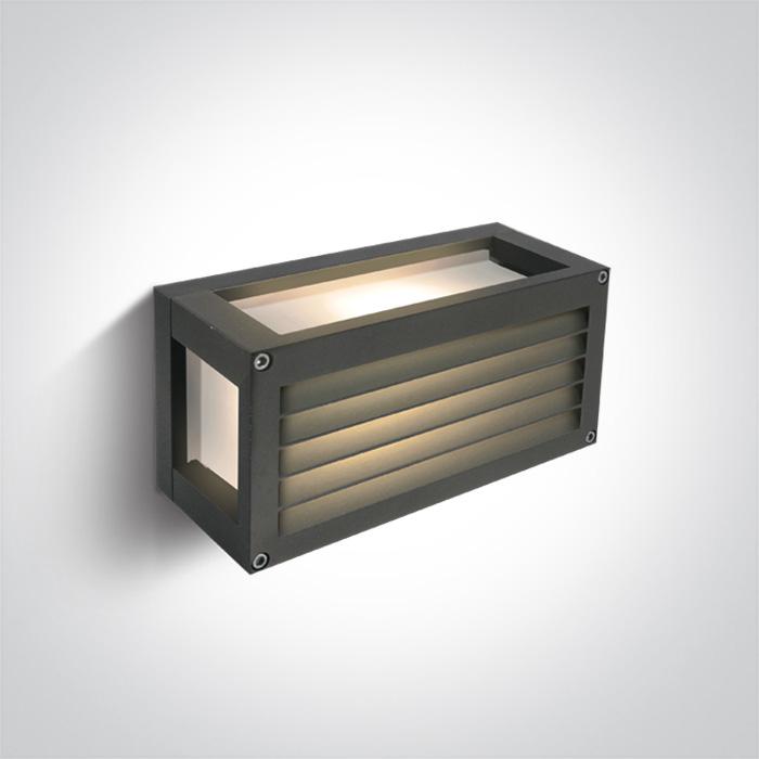 ANTHRACITE E27 12W WALL LIGHT IP54