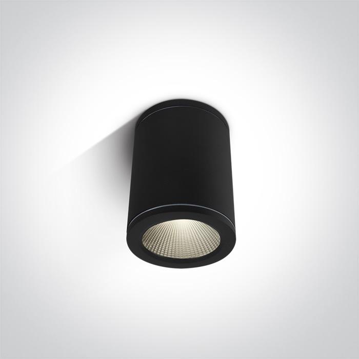 BLACK COB LED 6W WW IP54 100-240V