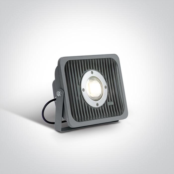 GREY FLOOD LIGHT COB LED 50W CW IP65 AC100-240V