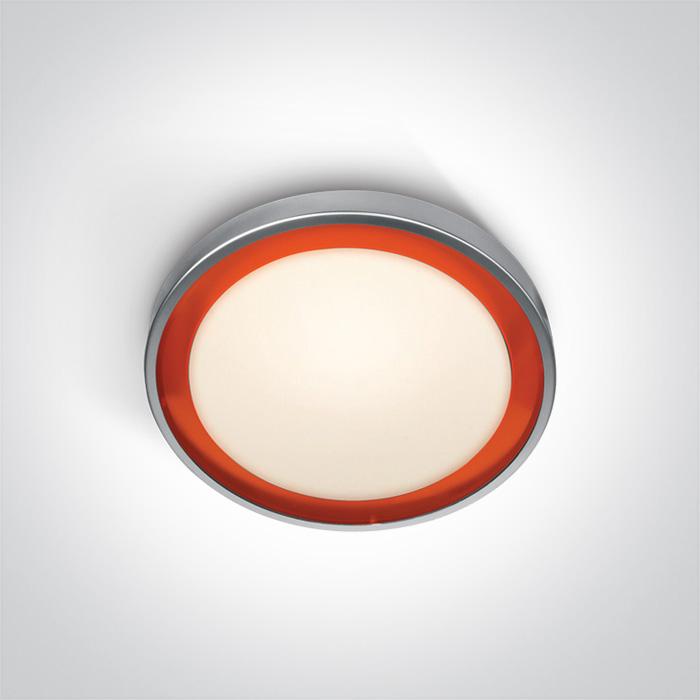 GREY LED 11W WW ORANGE RING 230v