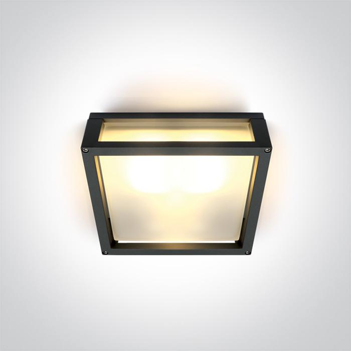 ANTHRACITE LED 13W WW IP54 230V