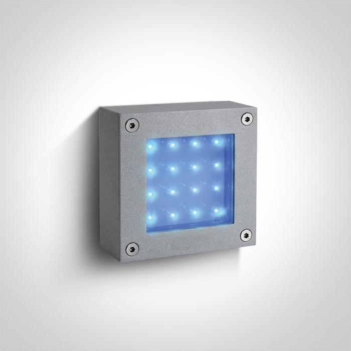 GREY LED BLUE IP54