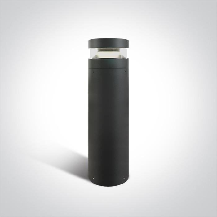 ANTHRACITE LED BOLLARD 60cm 20W CW IP65 230V — Intalite UK