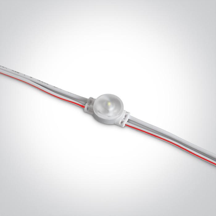 LED IP65 MODULE 0,5w 12vDC 6000K CHAIN 50pcs 10m