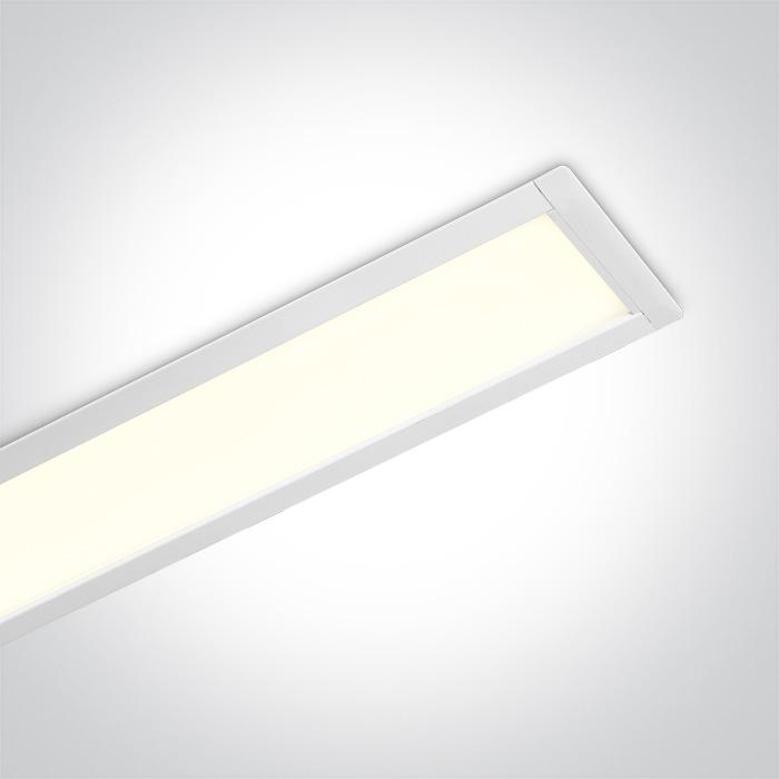 WHITE RECESSED LED 40W CW 1200mm 120d LINEAR 230V