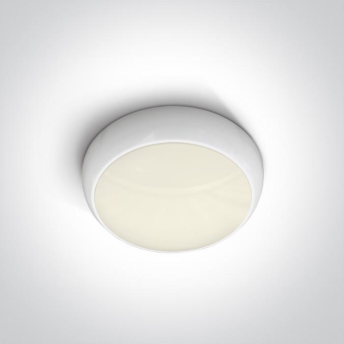 WHITE LED PLAFO 25w/5w CW EMERGENCY 3 hrs IP65 230V