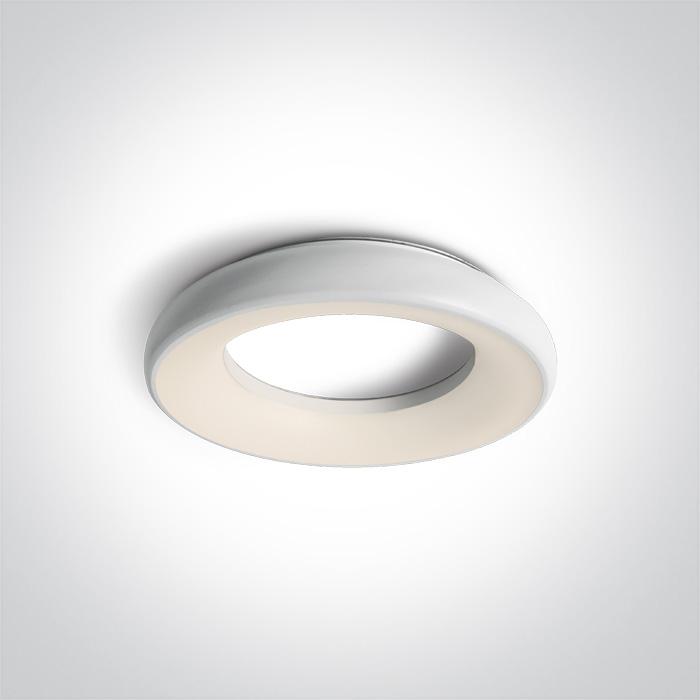 WHITE PLAFO LED 25W WW IP40 100-240V