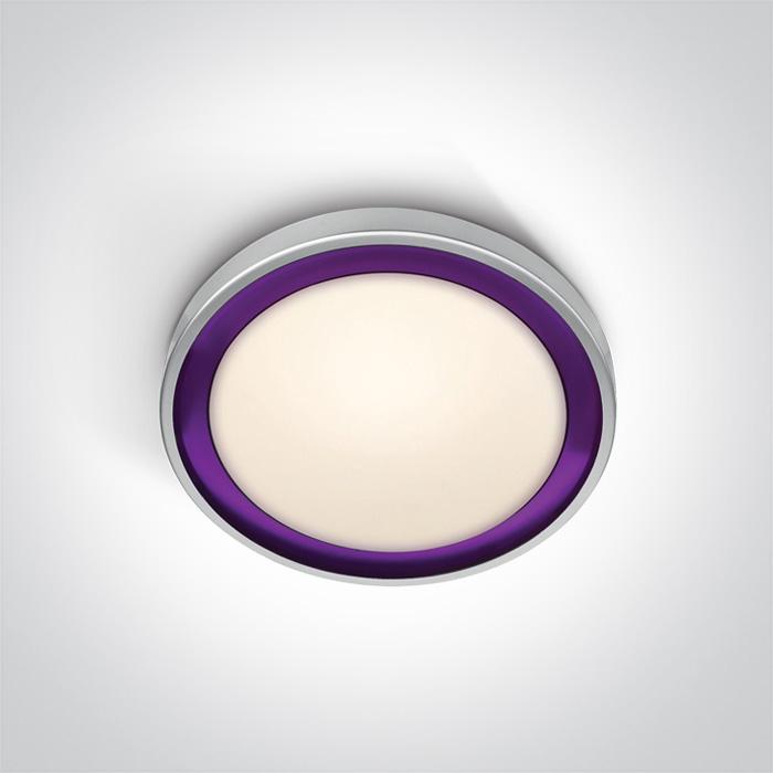 GREY LED 11W WW VIOLET RING 230v