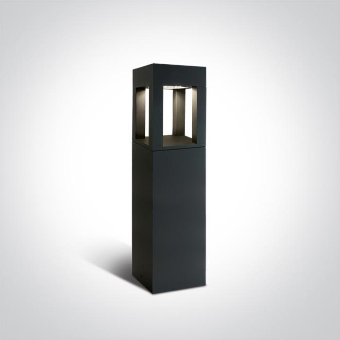 ANTHRACITE LED BOLLARD 60cm 22W CW IP65 230V