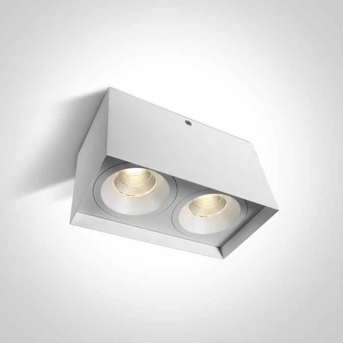 WHITE LED 2x11W WW 40deg IP20 230V
