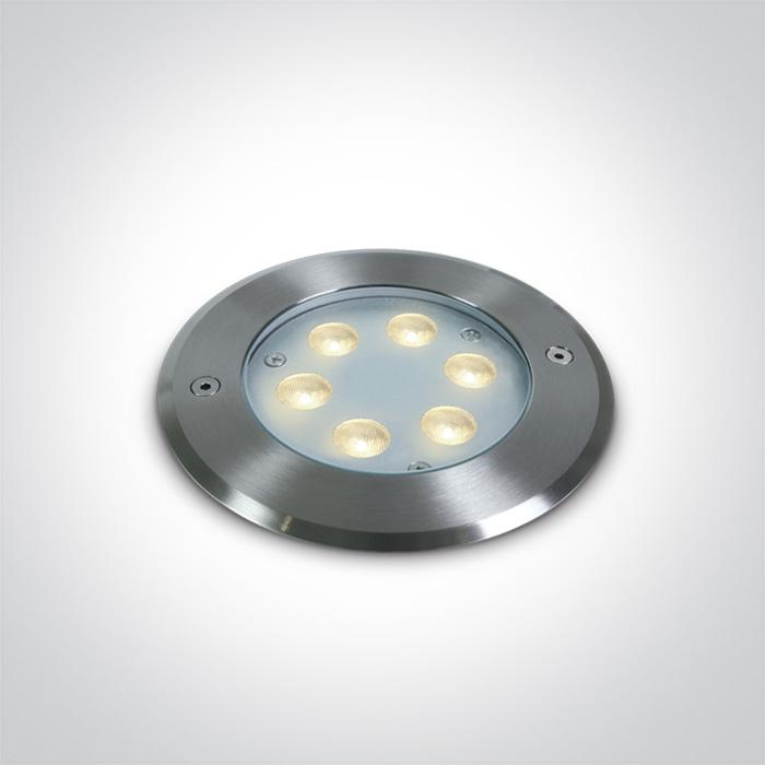 6X1W LED CW SS316 IP68 RECESSED UNDERWATER 24V