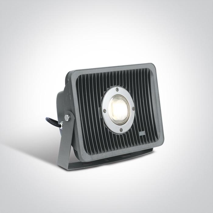 GREY FLOOD LIGHT COB LED 70W CW IP65 AC100-240V