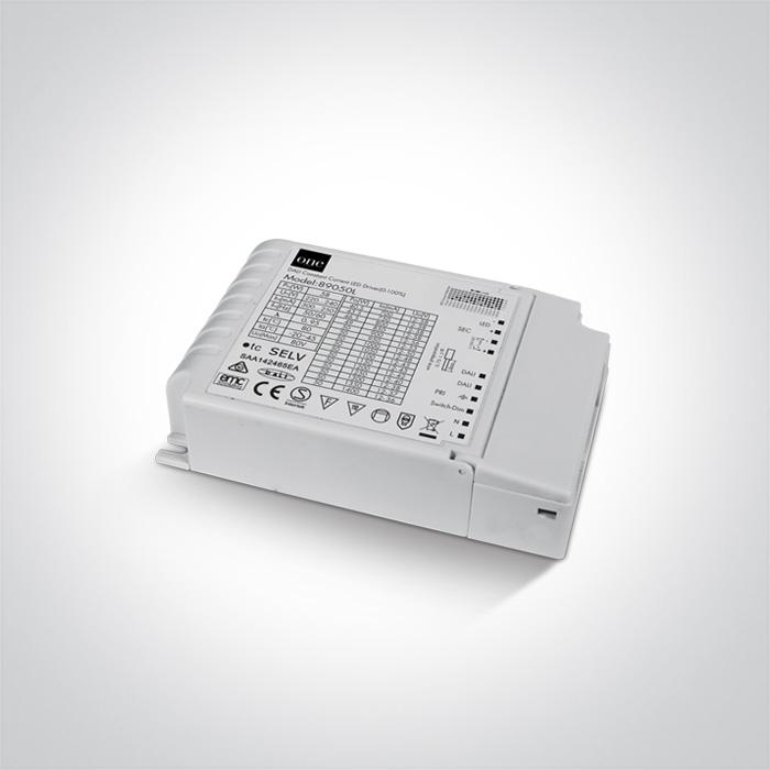 DALI / PUSH TO DIMM / 1-10V DRIVER 50W 230V