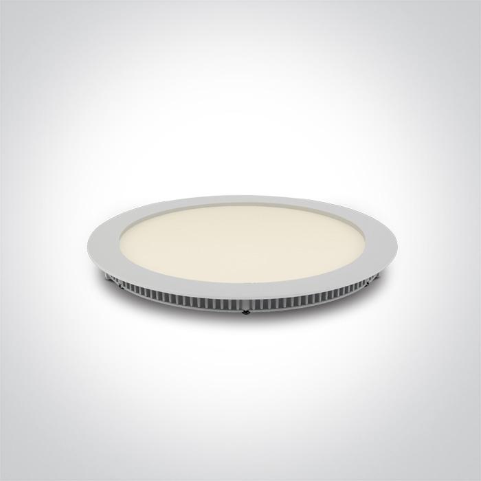WHITE LED 18W DL IP40 230V