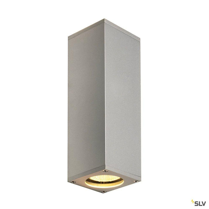 THEO UP/DOWN, QPAR51, Wall luminaire, silvergrey, max. 2x50W