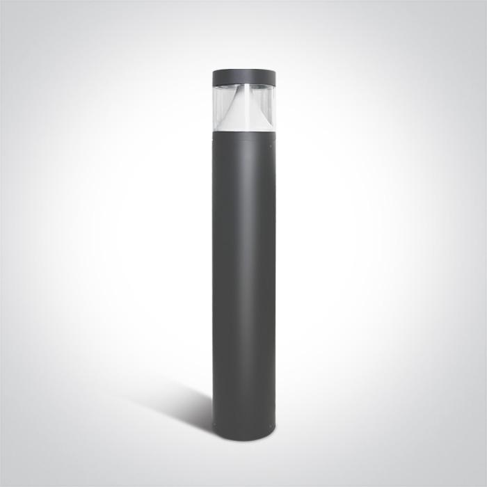 ANTHRACITE LED BOLLARD 100cm 20W WW IP65 230V