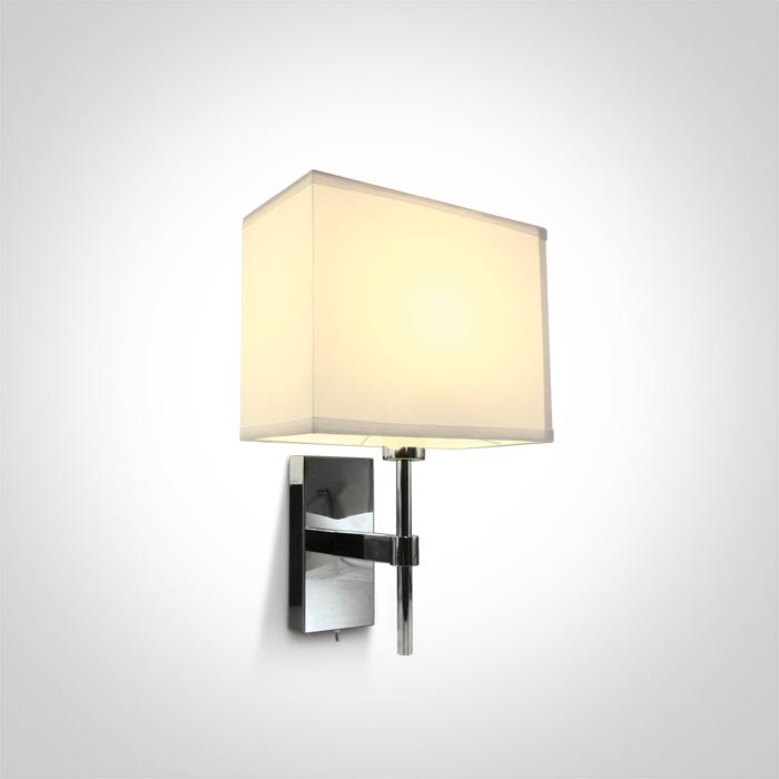 CHROME WALL LIGHT 12W E27